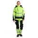 BLÅKLÄDER naisten highvis softshell-takki kevyesti topattu huomiokelt./musta